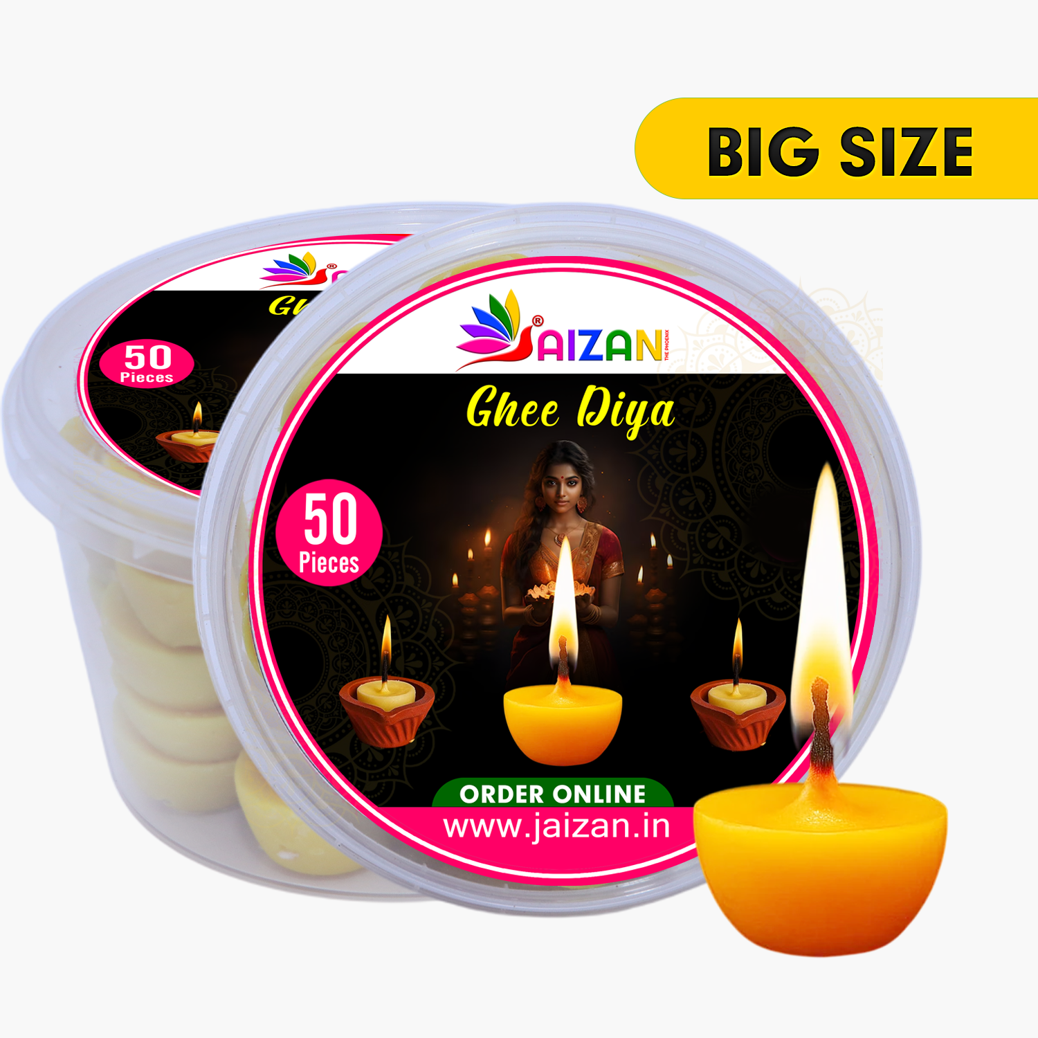 Cow Ghee Diya - BIG